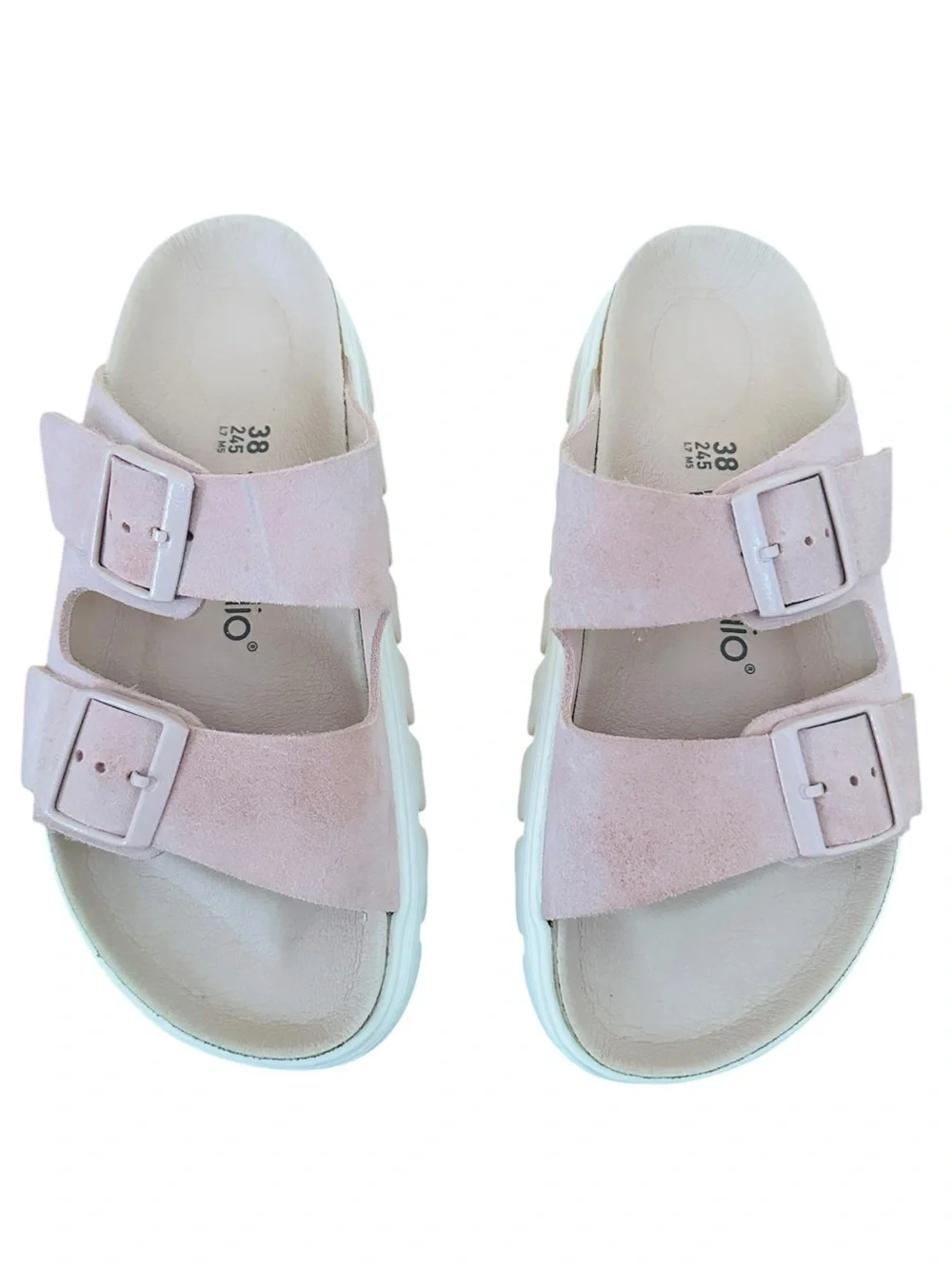 Birkenstock Papillio Arizona Chunky Platform Sandal Size 7 Pink